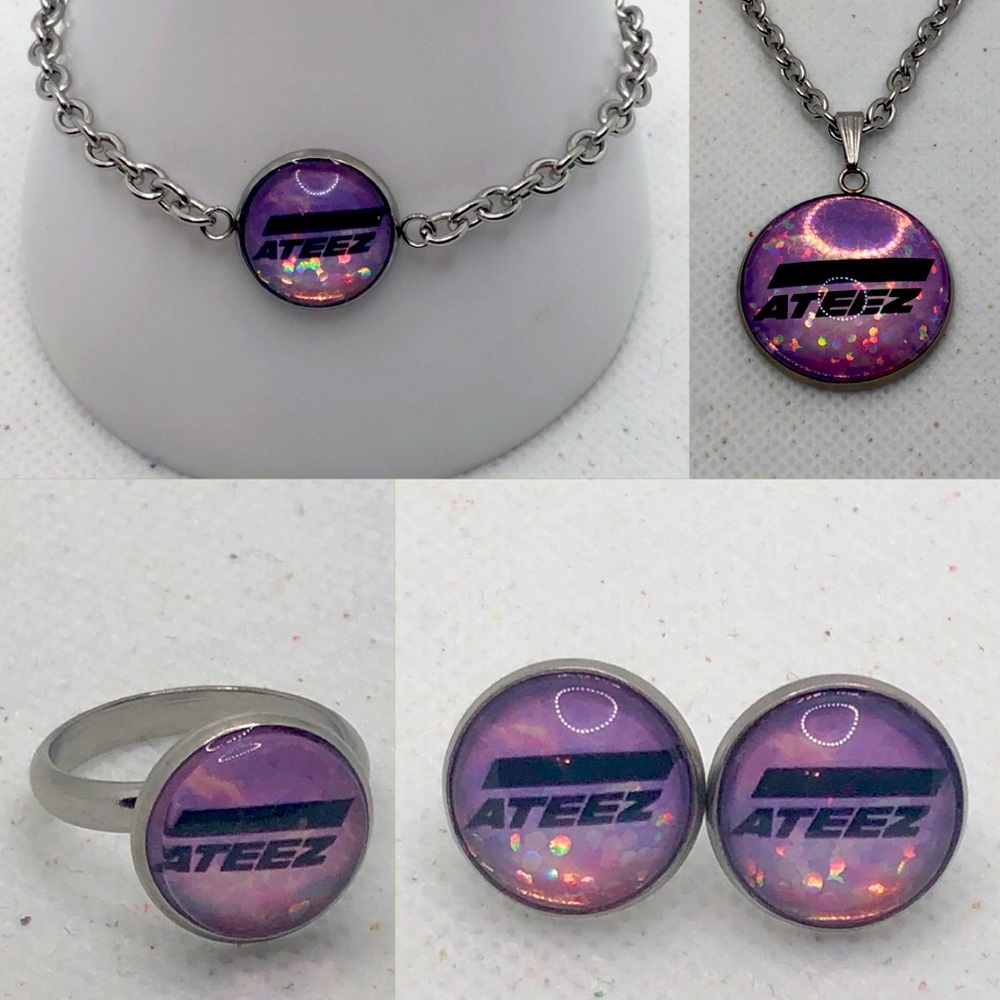 New KPOP Drop!!! Ateez Jewelry set!